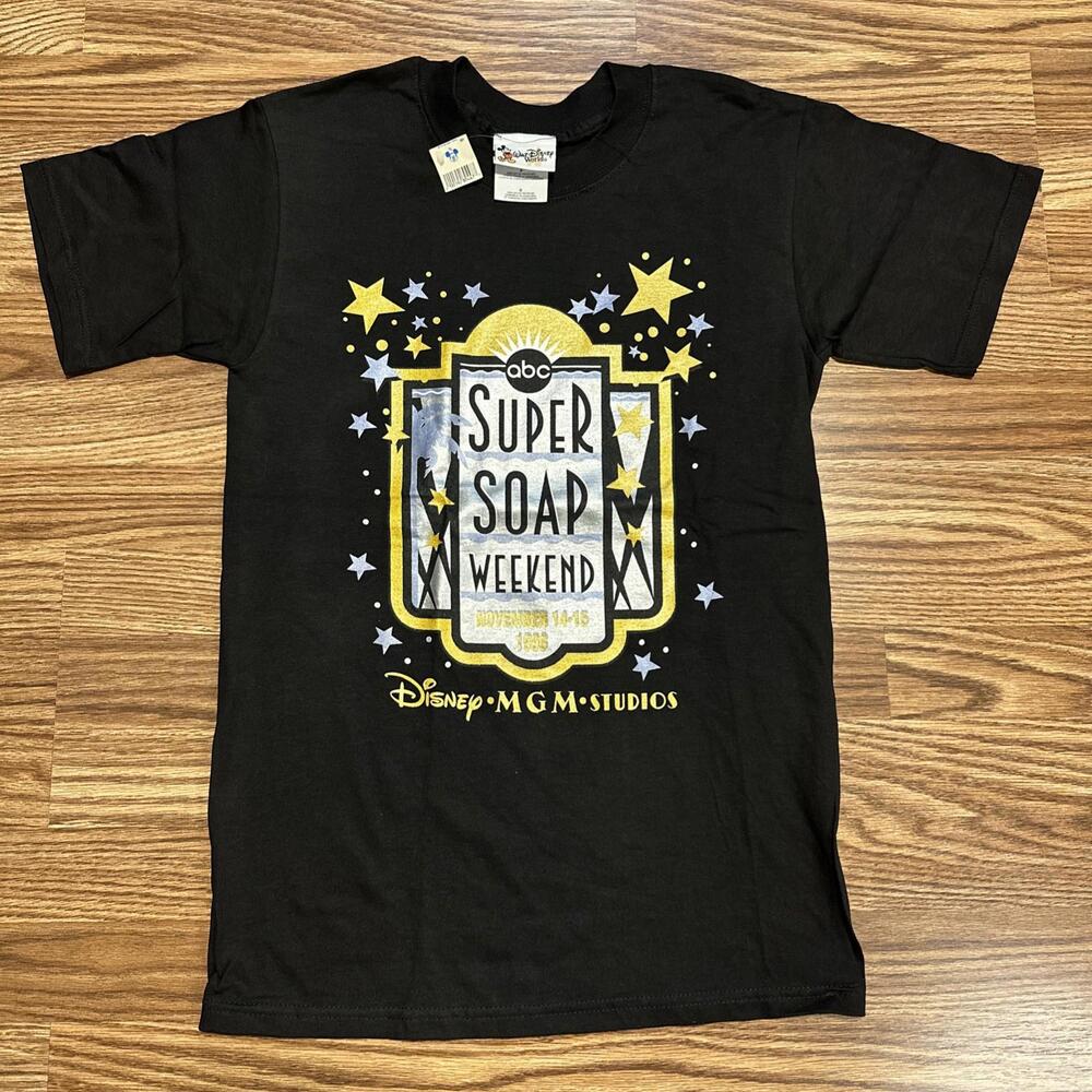 Vtg 1998 ABC Super Soap Opera Weekend T Shirt Large Disney World 90s NWT Small